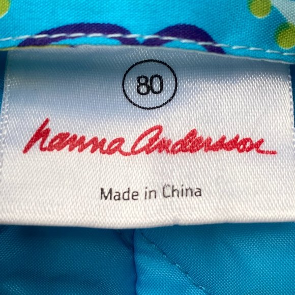 Hanna Andersson Floral Quilted One-Piece Snowsuit Double Zip Funky-18-24 mos - Picture 14 of 16